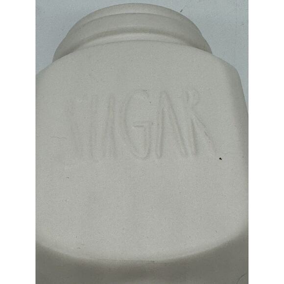 Rae Dunn “SUGAR” Embossed Matte Ivory Artisan Farmhouse 2023 EUC - Picture 5 of 8